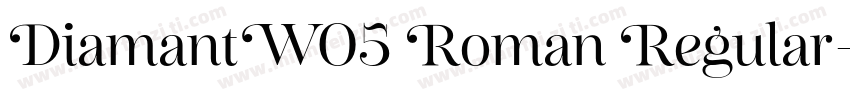 DiamantW05 Roman Regular字体转换